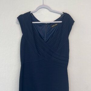 Tadashi Shoji Navy Blue full Length Evening Dress